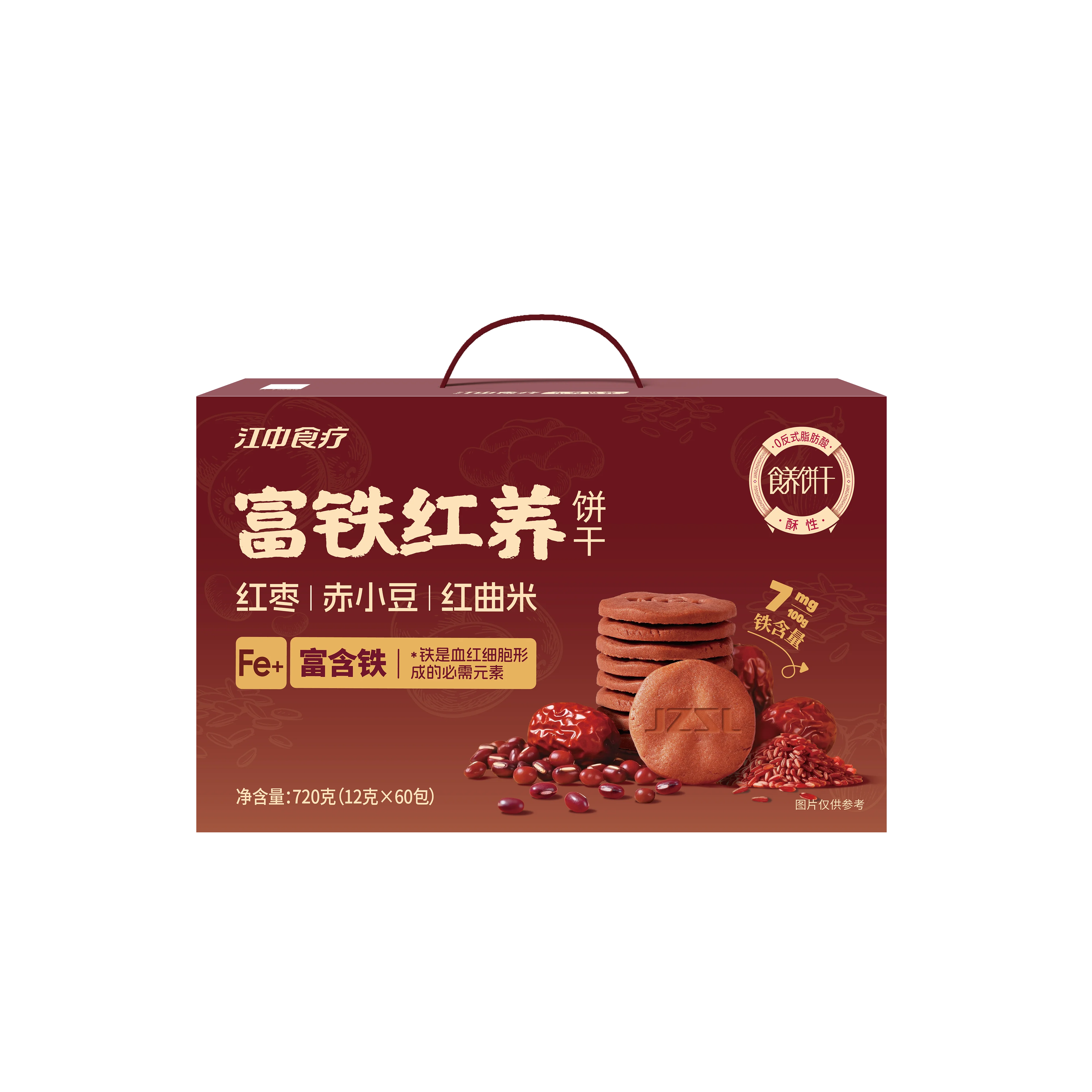 江中食疗富铁红养酥性饼干
