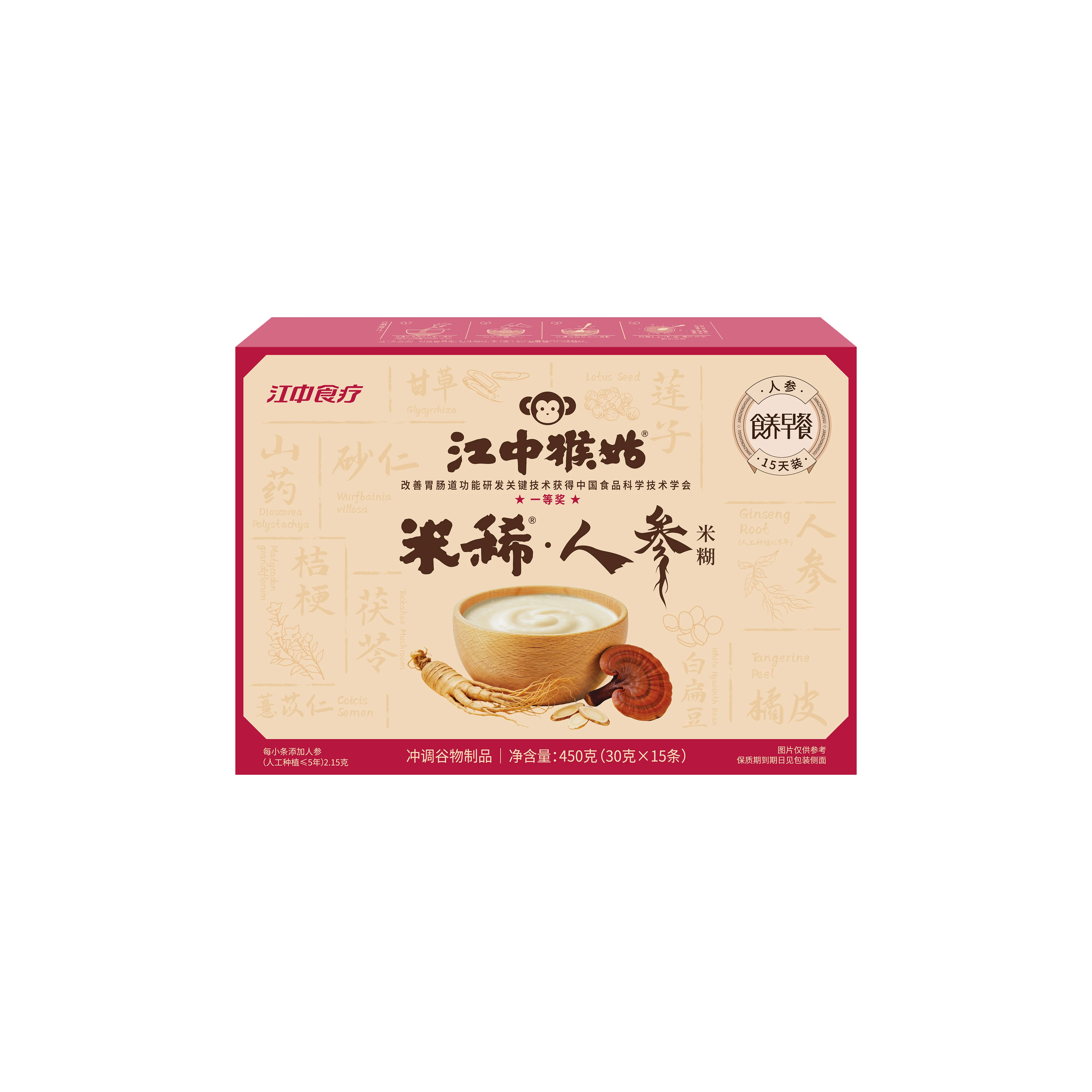 江中猴姑米稀人参米糊
