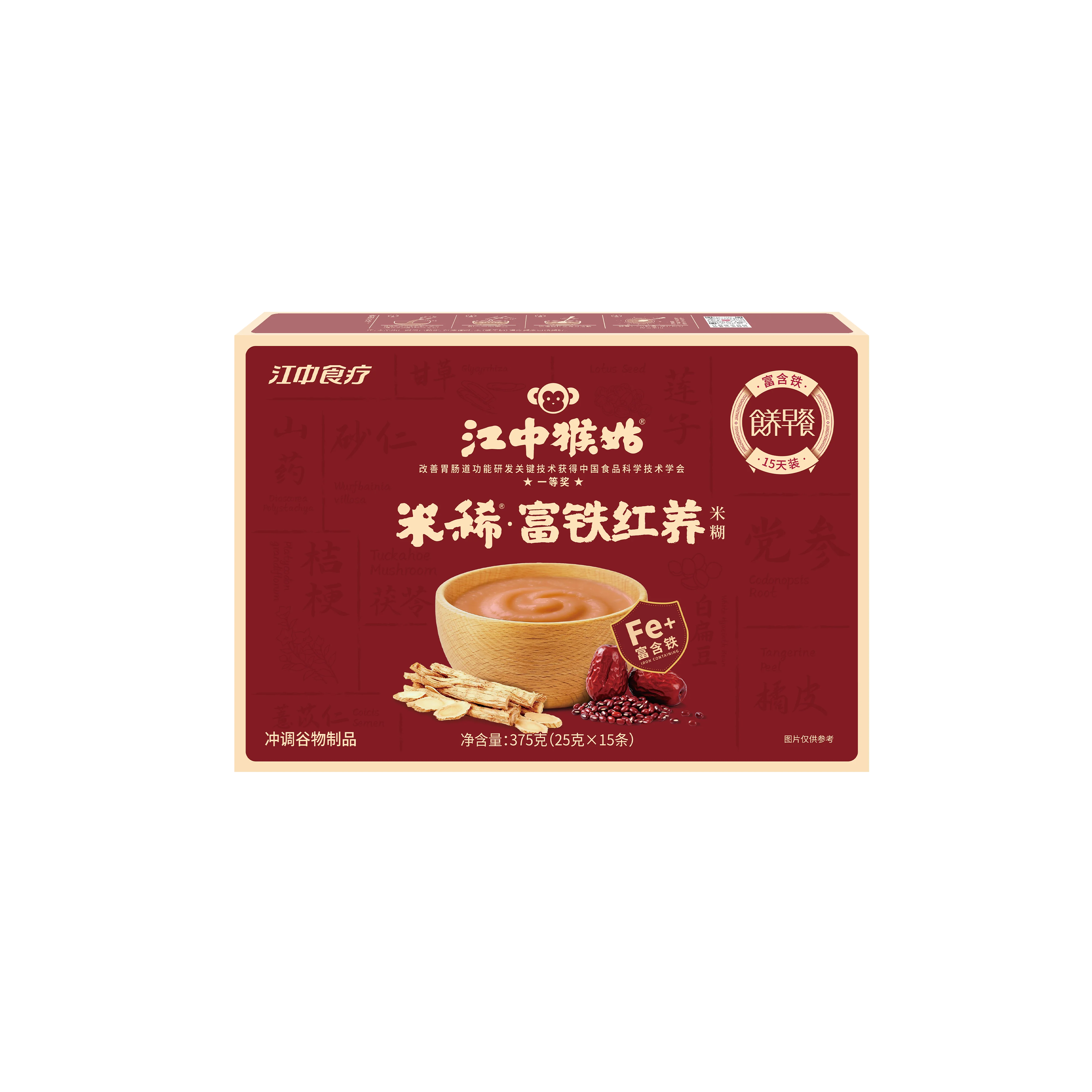 江中猴姑米稀富铁红养米糊